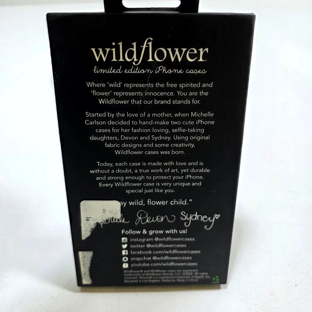 Wildflower Phone Case iPhone 12 12 Pro Pink Cherry Bow Limited Edition NEW Y2K